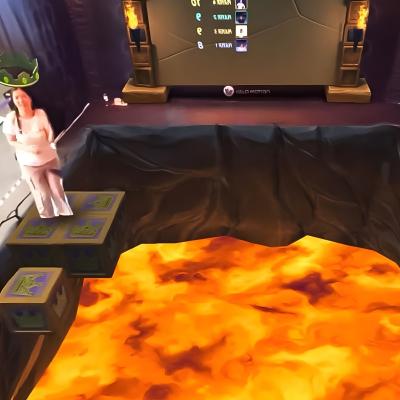 China Social Games VR Arena Floor Is Lava Interactive Projector Game MR AR Equipment for sale