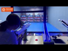 Indoor shooting experience target practice for simulation