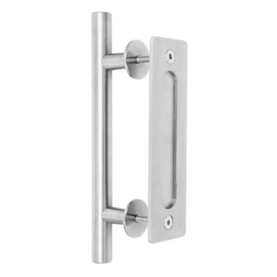 China Modern stainless steel wooden door and interior door handle with sliding door handle for sale