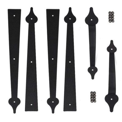 China Modern New Developed Garage Door Hardware With Decorative Spear Style Garage Door Hardware for sale