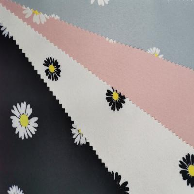 China Sale 87% Nylon 13% Spandex Leather Bag Material Floral Printed Fabrics Wind Proof New Products for sale