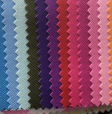 China Waterproof PVC 400D 0.37 Thickness Abrasion-Resistant Plain Weave Oxford Fabric For Case Bags for sale