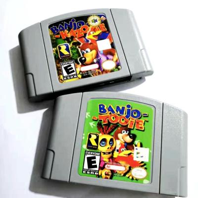 China In USA Version Standard English Retro Video Games Cards N64 Games Banjo Kazooie Banjo Tooie SFN6403 for sale