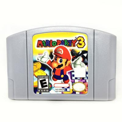 China In USA Version Current English Video Game Card Retro N64 Super Mario Party 3 SFN6402 for sale