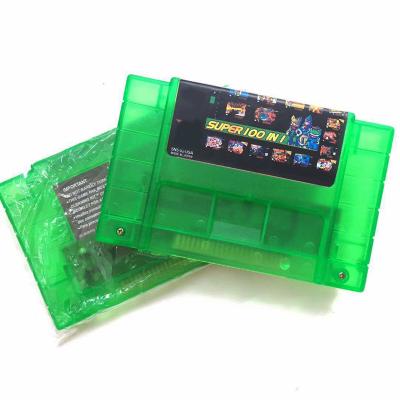 China Wholesale Light Green Shell 102 In 1 Cards SNES Video Game Console Game Other Game Accessories SFSFC01 for sale