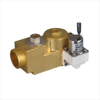 China General FUXIN FD-88 Large Flow Piston Brass Valve Core WC Size Pan Water Flush Solenoid Valve DC6V 12V G1 for sale