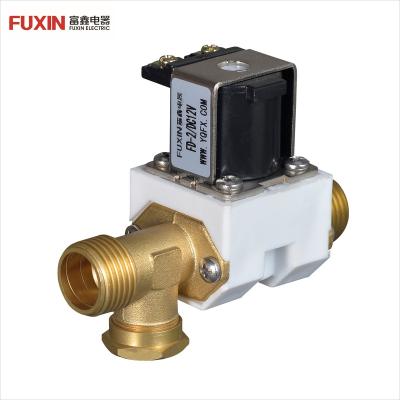 China General FUXIN FD-2 G1/2 Engineering Water Solenoid Valve Brass NC Thread NC Plug Irrigation Stainless Tube for sale