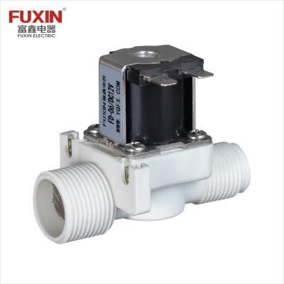 China General Diaphragm Water Solenoid Valves Water 12V Electric Plastic Solenoid Valve Normally Closed for sale