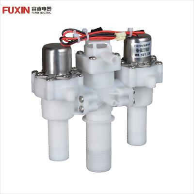 China General FUXIN FD-8027 Long Thread G 3/4 DC6V Sensor Toilet Flush Valve Solenoid Magnetic Locking Stainless Coil for sale