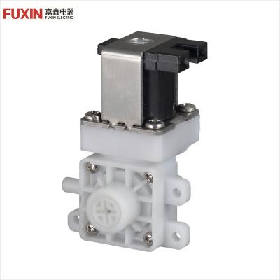 China General FUXIN FD-902 NC Pressure Reduce Regulator Water Solenoid Valve G1/4 Quick Connector POM Plastic for sale