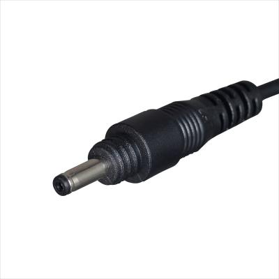 China Construction FUXIN High Quality Black PVC Waterproof DC Power Cord Wire With 1 Pin Plug IP65 Grade 200 mm 1000 mm DC12V for sale