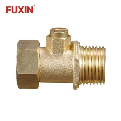 China General Fuxin Cooper Water Valve DN 15 Tube Fitting Check Valve Ball Brass Control Valves for sale