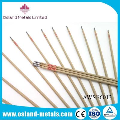 China Free Sample Low Carbon Steel Branded AWS E6013 J421 Mild Steel Welding Rods for sale