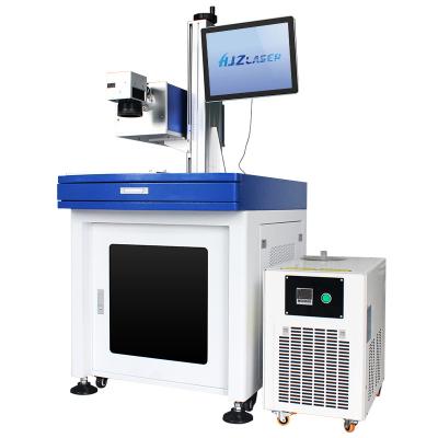 China 3D manufacturer HJZ UV Laser Marking Machine 3w for laser plastic glass UV engraving machine for sale