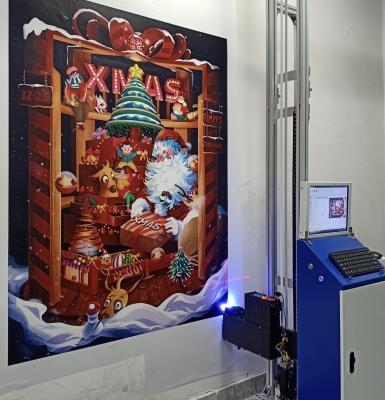 China Factory 3D Wall Inkjet 3D Printer Indoor Wall Painting Machine Price Vertical Advertising Ink Wall Printing Machine for sale