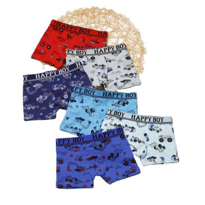 China Small Young Boys Kids Boxer Briefs Boys Underwear Breathable Cotton Clothing CUSTOM MADE FOR WHOLESALE for sale