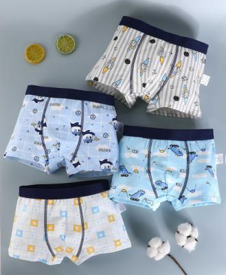 China Breathable Custom Briefs Boxers Comfortable Kids Underwear Children 100 Cotton Underwear Boys Kids for sale