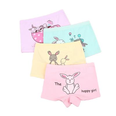 China Amazon Best Selling High Quality Breathable Boxer Briefs Underwear Cotton Kids Little Girls Underwear for sale