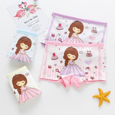 China Factory New Fashion Children Kids Breathable Cotton Panties Young Girl Briefs Cute Underwear Children Girls Panties for sale