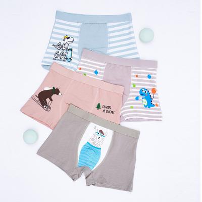 China Breathable Wholesale Hot Selling Cotton Kid Underwear Boy Cartoon Animal Children's Underwear Boxers for sale