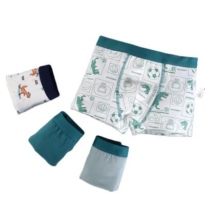 China New Breathable Factory Design Boys Briefs Underwear 100% Cotton Boys Boxers Panties For Kids for sale