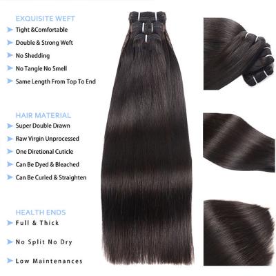 China ALL Wholesale Virgin Bulk Cuticle Aligned Silky Bone Straight Hair Bundles for sale