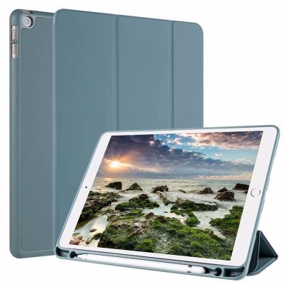 China Hot Sale Protective Magnetic Tablet Case for iPad 10.2 8th 2020 and 10.2 7th 2019 with Soft Pen Slot for sale