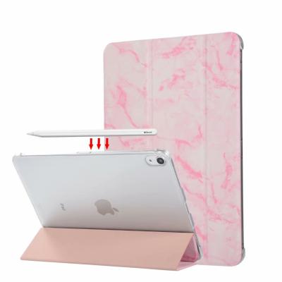 China Protection for ipad air 4 10.9 2020 smart cases ultrathin triple marbling PU leather case for Ipad pro 11 2020 2021 factory wholesales for sale