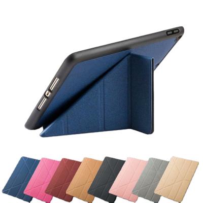 China Protection Transform Soft Stand TPU Case With Pencil Slot For Apple iPad 10.2 2020 2019 And 10.2 for sale