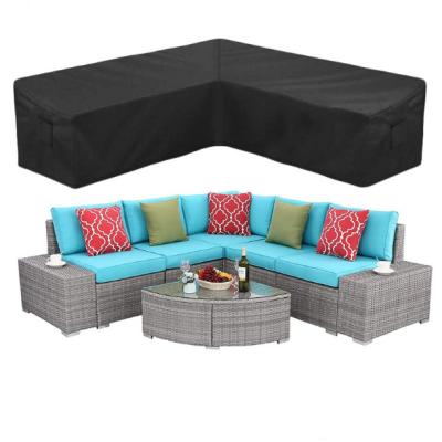 China Durable Rectangle Or Round Waterproof Sofa Cover Windproof Patio Furniture Cover for sale