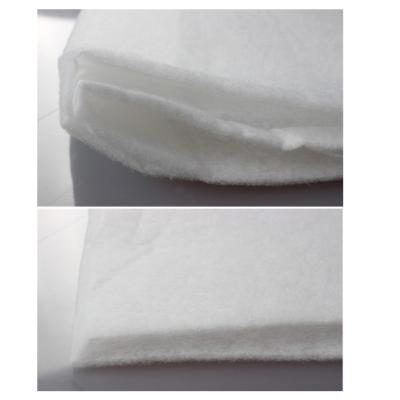 China Waterproof Fire Safe Flame Retardant Viscous Polyester Felt FR Virgin Needle Punched Non Woven Thermal Wadding Roll For Mattress Sofa Fufu for sale