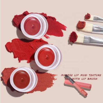 China Waterproof Lip Moisturizing Foam Velvet Mud High Pigment Matte Lip Cream for sale