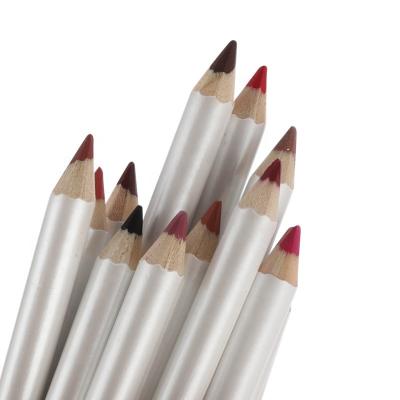 China Vegan Nude Pink Wooden White Waterproof Private Label Creamy Color Lipliner for sale