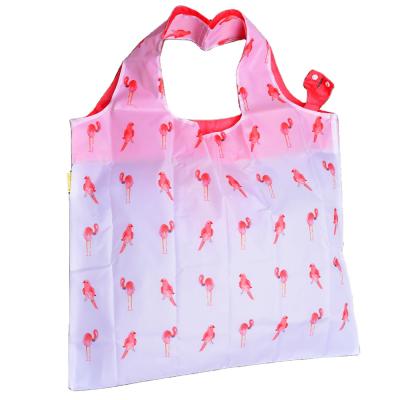 China Eco-friendly Custom Polyester Nylon Reusable Shopping Bag Animal Folding Pongee Reusable Bags Recycle Packaging Japan for sale