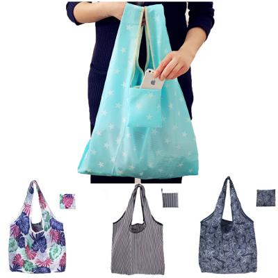 China eco-friendly eco-friendly nylon washable durable rpet packing foldable grocery shopping bags for sale