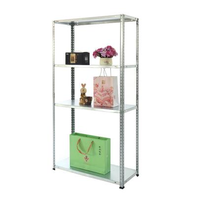 China Corrosion Protection Metal Home Storage Shelf High Quality Light Duty Steel Bracket Galvanized Rack Shelves Bolted Shelving for sale