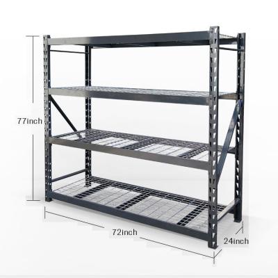 China Heavy Duty Shelfes Corrosion Protection Storage Folding Steel Rack For Plant Equipment Storage for sale