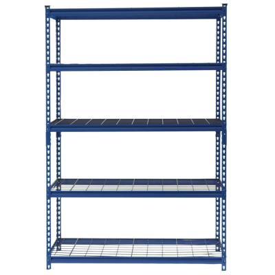 China High Quality Heavy Duty Corrosion Protection Steel Cheap Heavy Duty Storage Shelf Metal Rack Light Duty Shelf For Garage Storage for sale