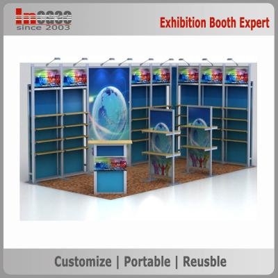 China Caso móvel sistemas modulares da cabine da exposição de 3m x de 6m para feiras profissionais à venda