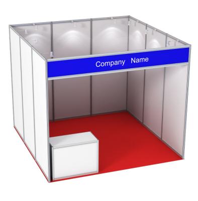 China Portable PVC Board Modular Booth Systems Modular Shell Scheme for sale