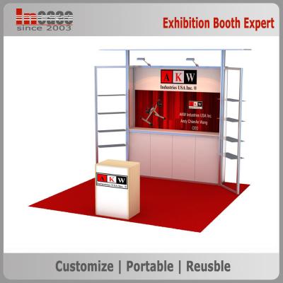 China Lightweight Expo Booth Displays Aluminum Panel Trade Show Display for sale