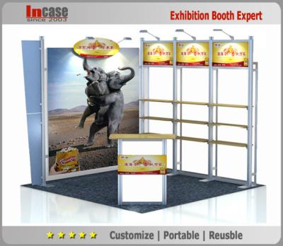 China Projeto modular reciclável da exposição portátil feita sob encomenda da cabine da exposição à venda