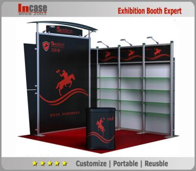 China Portable Advertising Modular Exhibits , Customized Trade Show Booth Stand for sale