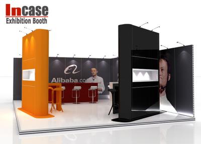 China Lightweight 10x20 Trade Show Booth Digital Printing Strong Aluminum Frame for sale