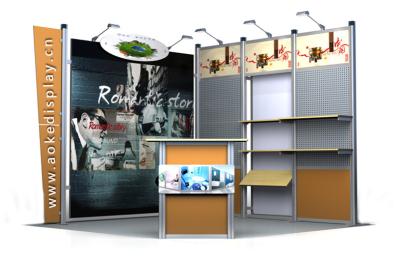 China Trade Show Exhibition Booth Display , Custom Truss Frame Graphic Booth for sale