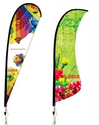 China Custom Concave Angled Advertising Flying Banner Display , Outdoor Banner Stands for sale