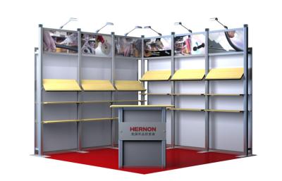 China De de Cabinevertoningen van douaneexpo voor Reclame, Standaardstoffenhandel tonen Cabine Te koop