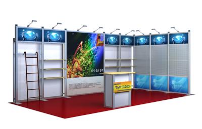 China exposição de alumínio do portable de 20ft | cabine reusável e econômica à venda