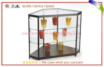 China Exhibitors Aluminium Glass Display Cabinets for jewellery display for sale