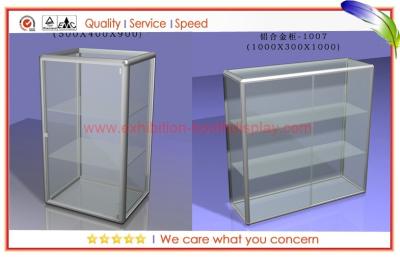 China Display Quipment Aluminium Glass Display Cabinets / Aluminum Glass Showase for sale